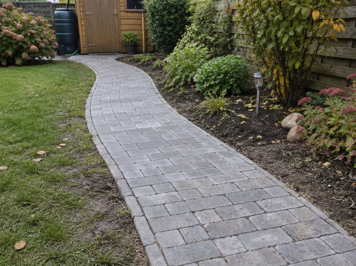 Pflasterarbeiten beim Gartenservice Armbrecht in Einbeck